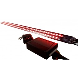 Knight Rider RGB 5050 stroboskop - lampa LED do ciężarówki do tira ostrzegawczo-sygnalizująca podwójna 2x48  24V