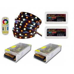 Zestaw taśma LED 5050 60LED/m SMD IP20  RGB+CCT 1440lm/m 7.2W/m elastyczna 10mm 20m