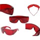 Czerwone okulary ochronne do lasera, gogle ochronne, okulary robocze, odporne na laser, BHP