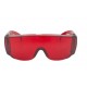 Czerwone okulary ochronne do lasera, gogle ochronne, okulary robocze, odporne na laser, BHP