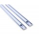 LISTWA TAŚMA LED 2835 biała NATURALNA  sztywna aluminiowa 144D/m IP20 230V  2x 50cm 1m