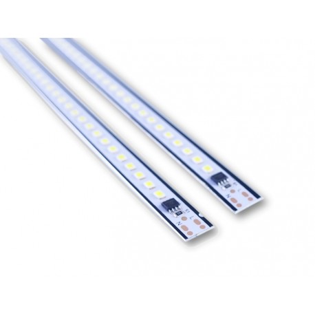 LISTWA TAŚMA LED 2835 biała NATURALNA  sztywna aluminiowa 144D/m IP20 230V  2x 50cm 1m