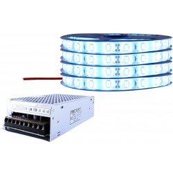 ZESTAW Taśma LED 5630 60LED/m SMD IP65 1440lm/m 14,4W/m elastyczna biała zimna 20m