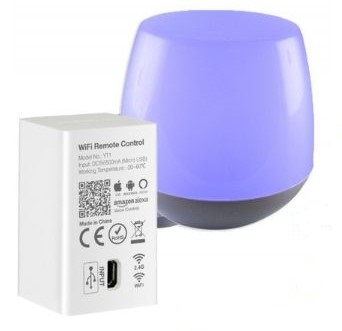  Sterownik kontroler Mi-Light RGB Premium RF Wi-Fi strefowy do taśm led fut037 - kontrolowanie