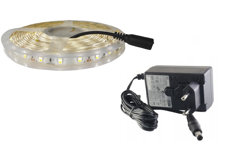 Taśma LED 5630 300 SMD 10-14.4W IP65 12V Neutralna