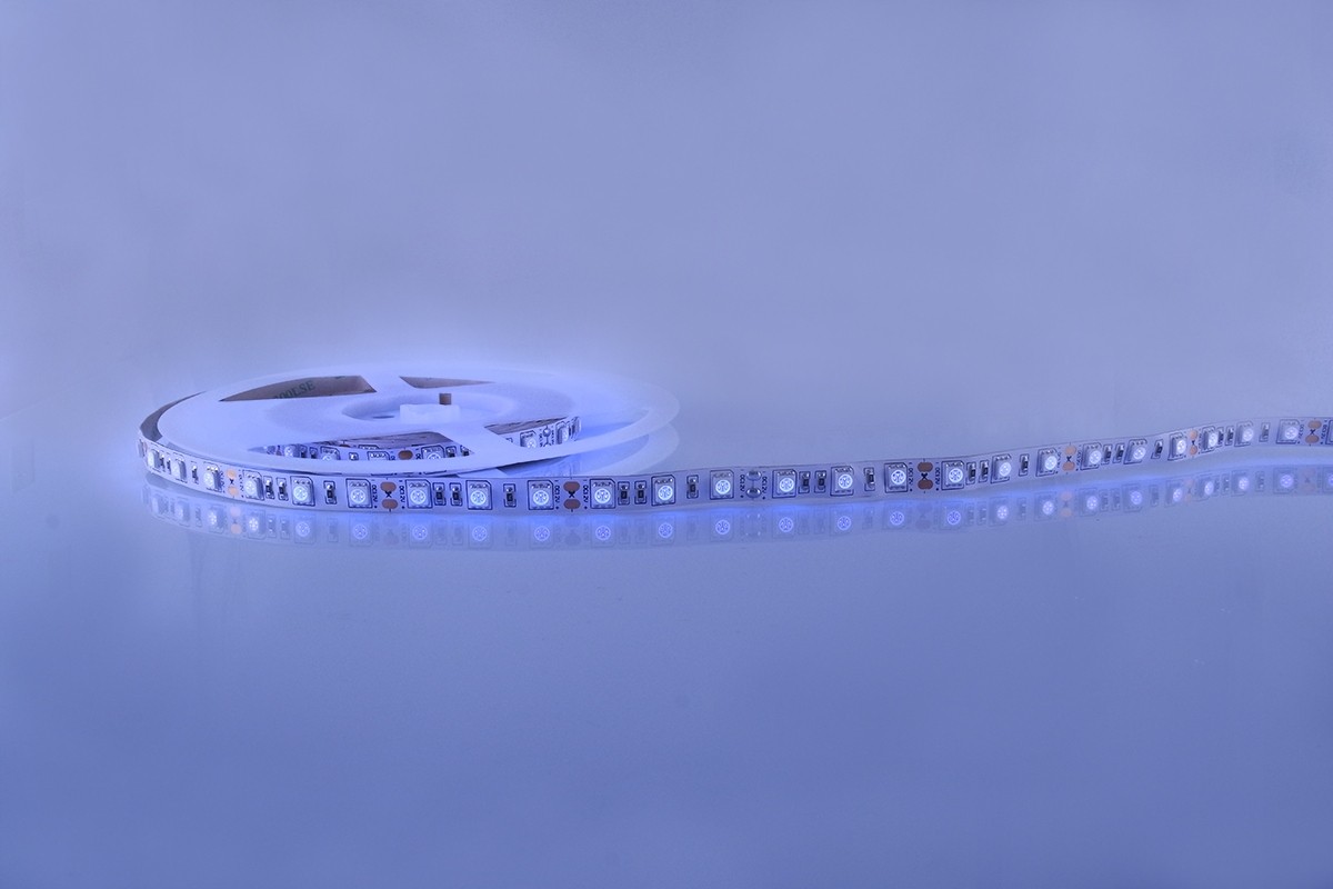 taśma LED 5050 UV-A 390nm ultrafiolet PREMIUM 0,5m